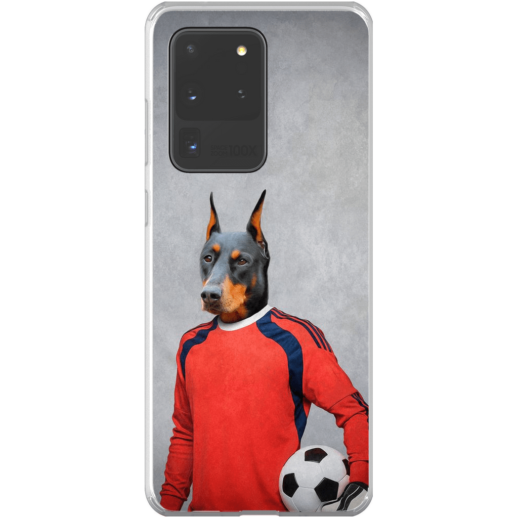 Funda para móvil personalizada &#39;El portero de fútbol&#39;