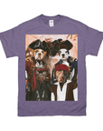 Camiseta personalizada con 4 mascotas 'Los Piratas'