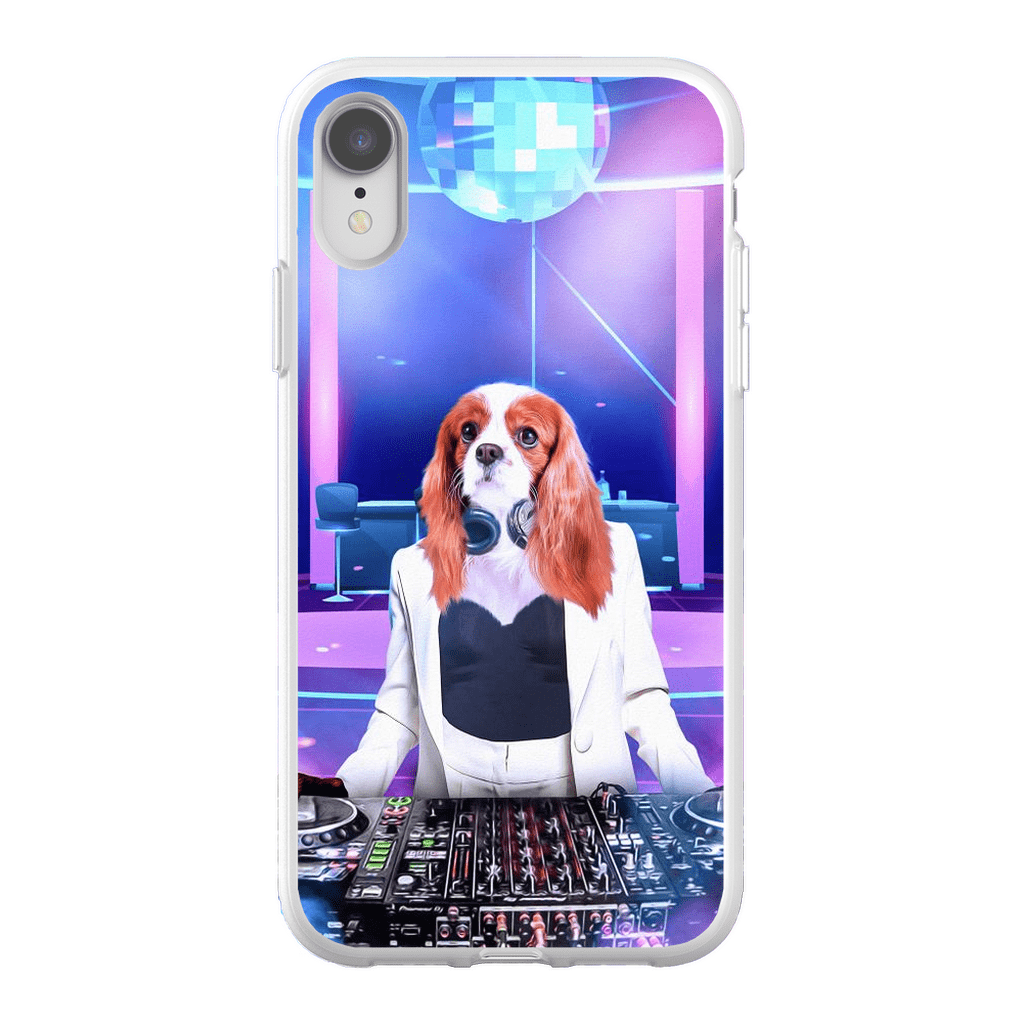 Funda para móvil personalizada &#39;La DJ femenina&#39;