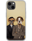 'The Woofice' Funda personalizada para teléfono con 2 mascotas