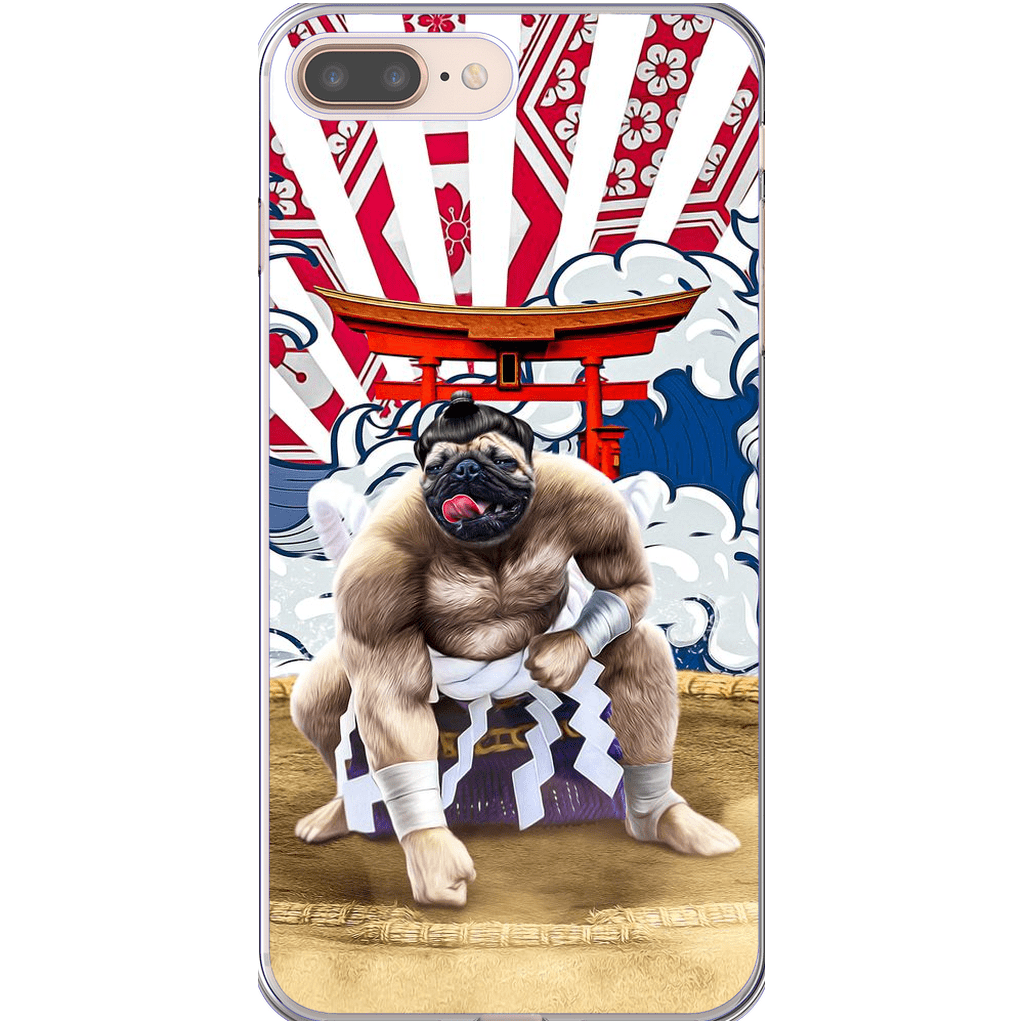 Funda para móvil personalizada &#39;El luchador de sumo&#39;