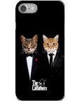 Funda personalizada para teléfono con 2 mascotas 'The Catfathers'