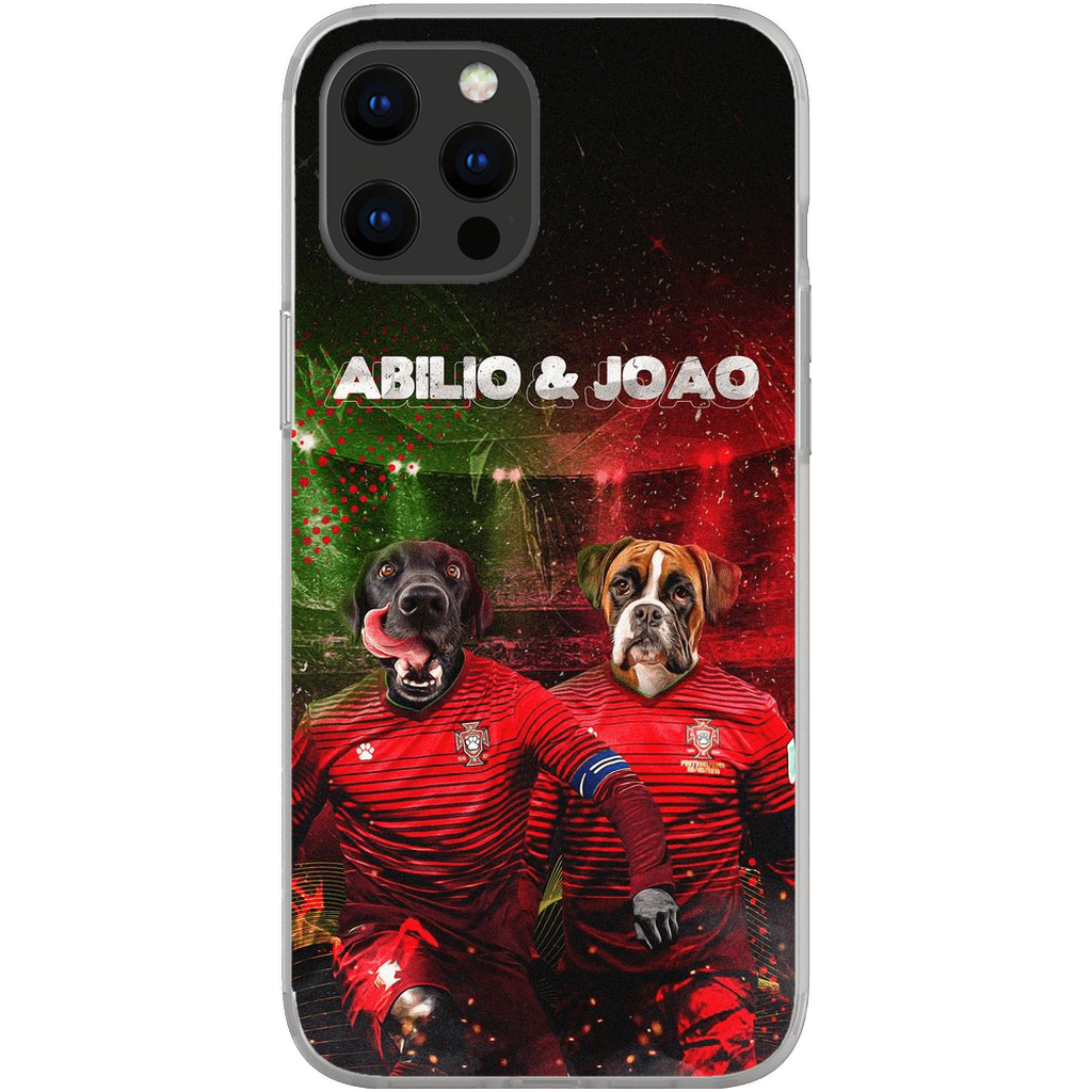 &#39;Portugal Doggos&#39; Funda personalizada para teléfono con 2 mascotas