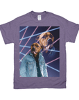 Camiseta personalizada para mascotas '1980s Lazer Portrait'