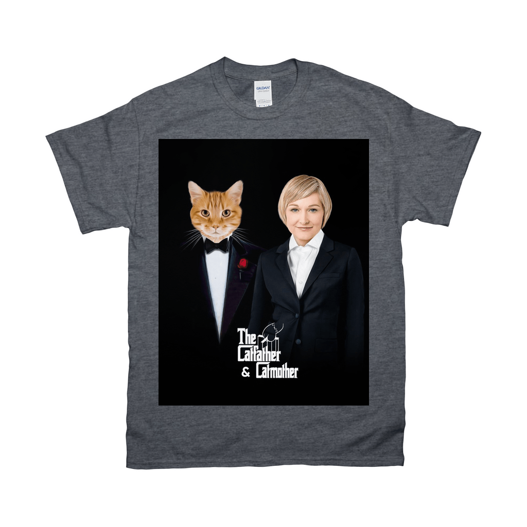 Camiseta personalizada &#39;El padre gato y la madre gato&#39;