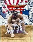 Puzzle personalizado para mascotas 'El luchador de sumo'