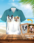 Camisa hawaiana personalizada (El(los) ángel(s): 1 - 4 mascotas)