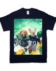 Camiseta personalizada con 2 mascotas 'New York Jet-Doggos'