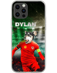 Funda para teléfono personalizada 'Wales Doggos Soccer'