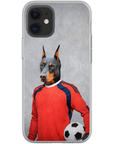 Funda para móvil personalizada 'El portero de fútbol'