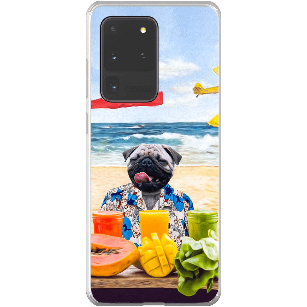 Funda para móvil personalizada &#39;El perro de la playa&#39;