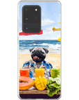 Funda para móvil personalizada 'El perro de la playa'