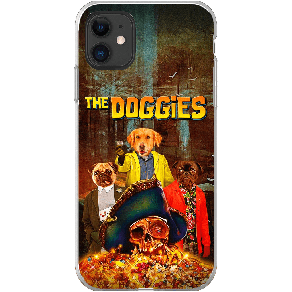 &#39;The Doggies&#39; Funda personalizada para teléfono con 3 mascotas