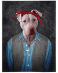 Manta personalizada para mascotas '2Pac Dogkur' 