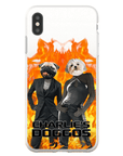 Funda personalizada para teléfono con 2 mascotas 'Charlie's Doggos'