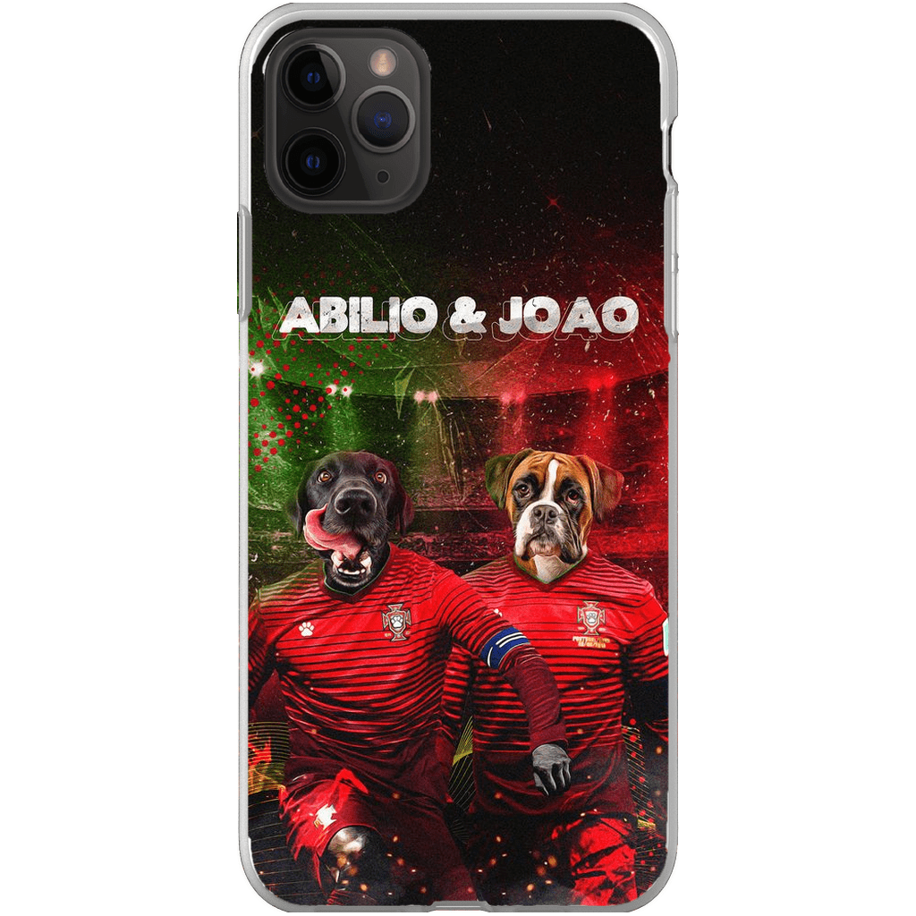 &#39;Portugal Doggos&#39; Funda personalizada para teléfono con 2 mascotas