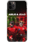 'Portugal Doggos' Funda personalizada para teléfono con 2 mascotas