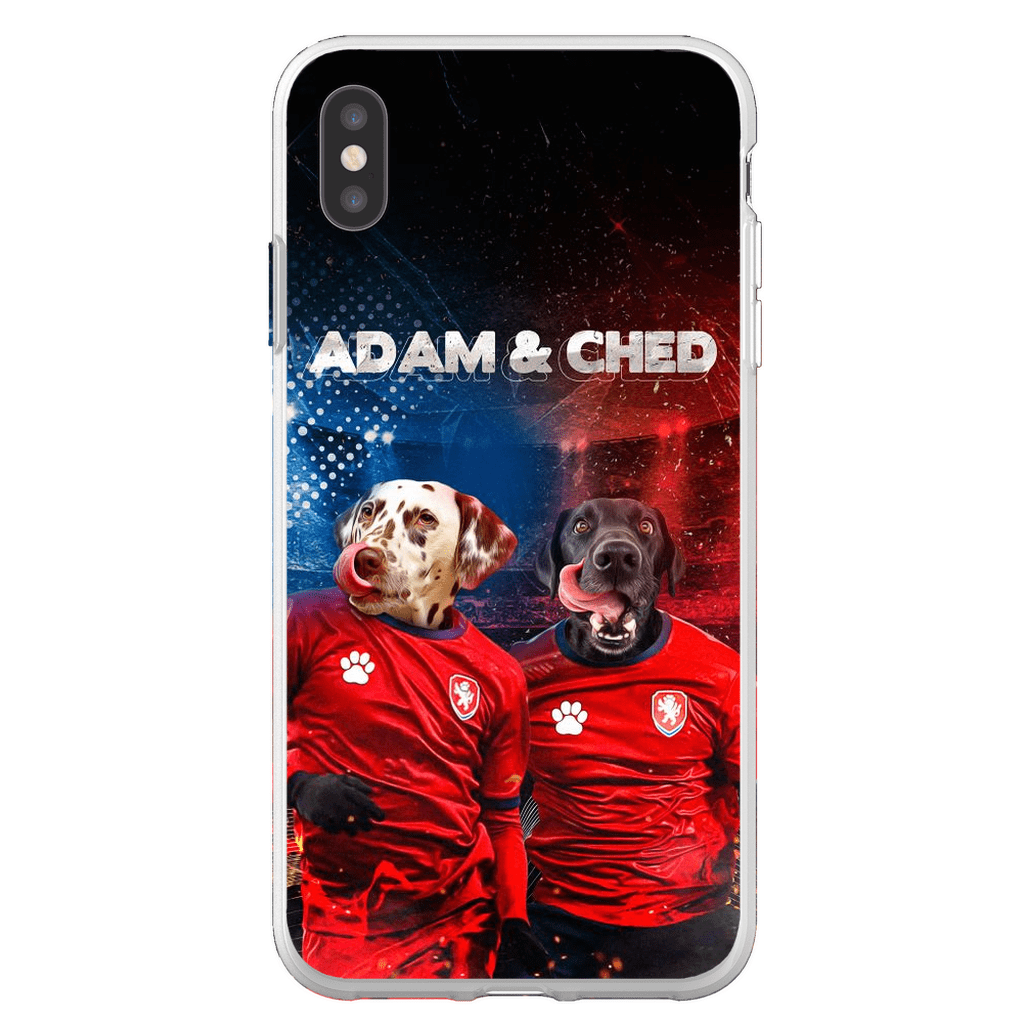 Funda personalizada para teléfono con 2 mascotas &#39;Czech Doggos&#39;