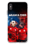 Funda personalizada para teléfono con 2 mascotas 'Czech Doggos'