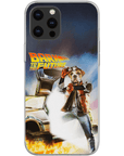 Funda personalizada para teléfono 'Bark to the Future'