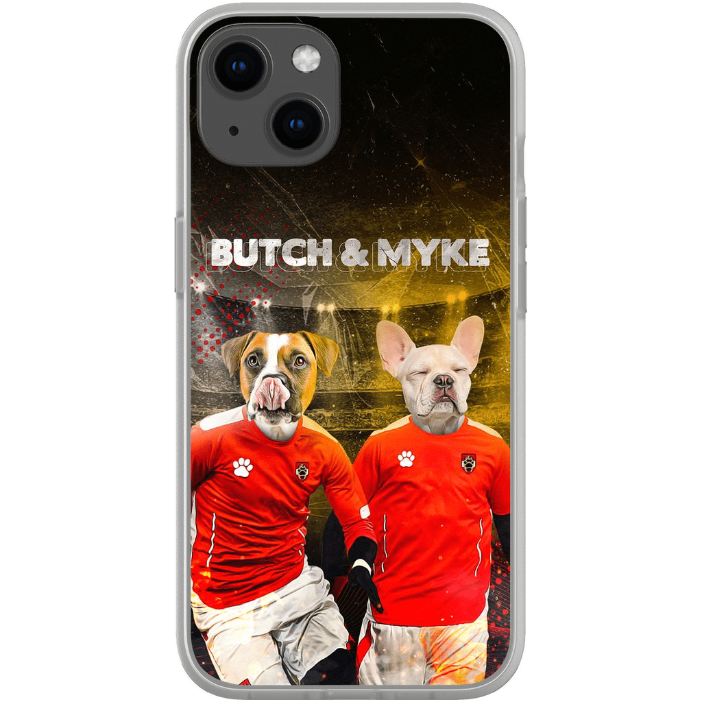 &#39;Austria Doggos&#39; Funda personalizada para teléfono con 2 mascotas