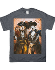 Camiseta personalizada con 2 mascotas 'Los Piratas'