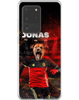 Funda para móvil personalizada 'Belgium Doggos Soccer'