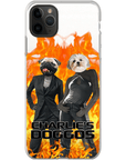 Funda personalizada para teléfono con 2 mascotas 'Charlie's Doggos'