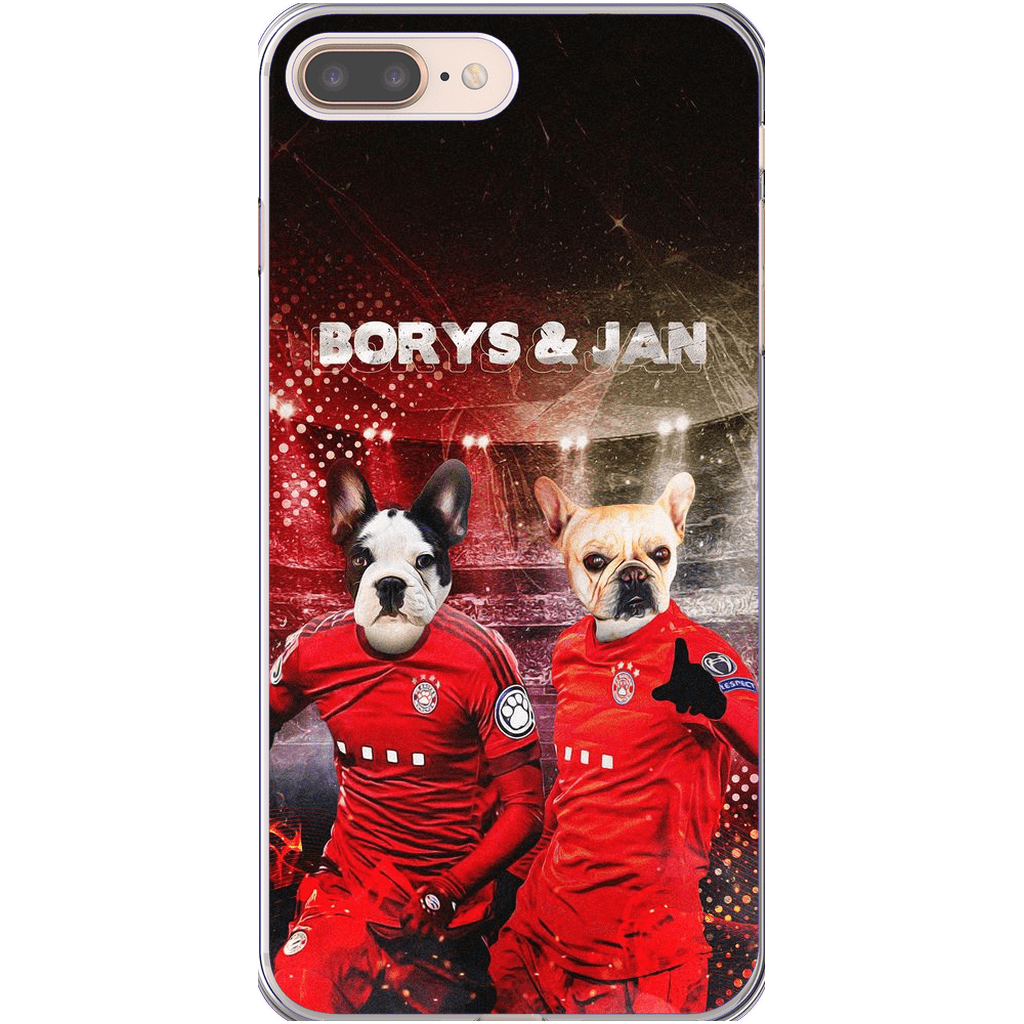 Funda personalizada para teléfono con 2 mascotas &#39;Poland Doggos&#39;