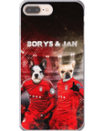 Funda personalizada para teléfono con 2 mascotas 'Poland Doggos'