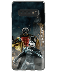 Funda personalizada para teléfono con 2 mascotas 'Bat Dog &amp; Robpaw'