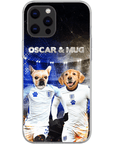 Funda personalizada para teléfono con 2 mascotas 'England Doggos'