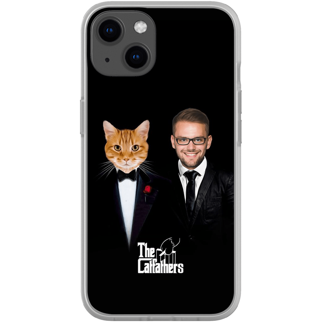 Funda para móvil personalizada &#39;Los Padres Gatos&#39;