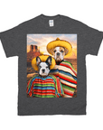 Camiseta personalizada para 2 mascotas '2 Amigos' 