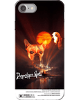 Funda personalizada para teléfono con 2 perros 'Dogpocalypse Now'