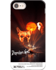 Funda personalizada para teléfono con 2 perros 'Dogpocalypse Now'