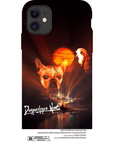 Funda personalizada para teléfono con 2 perros 'Dogpocalypse Now'