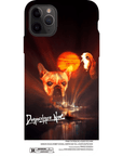 Funda personalizada para teléfono con 2 perros 'Dogpocalypse Now'