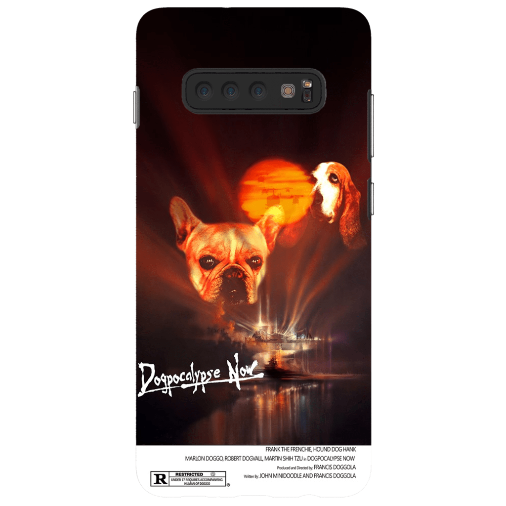 Funda personalizada para teléfono con 2 perros &#39;Dogpocalypse Now&#39;