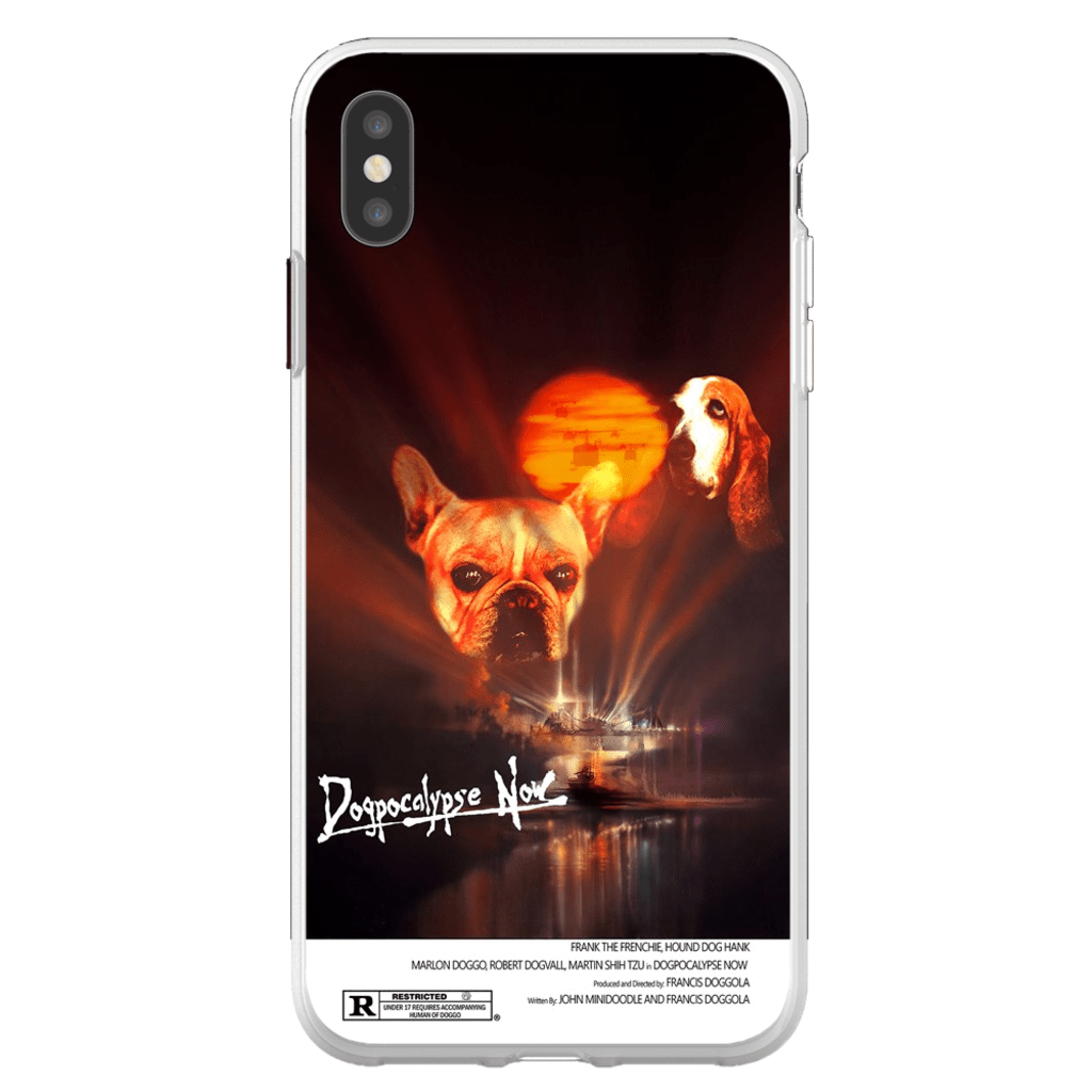 Funda personalizada para teléfono con 2 perros &#39;Dogpocalypse Now&#39;