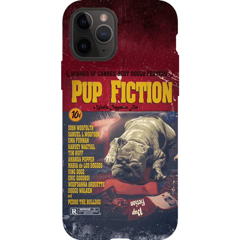 Funda para teléfono personalizada &#39;Pup Fiction&#39;