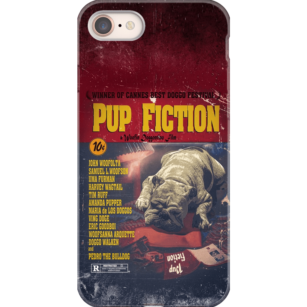 Funda para teléfono personalizada &#39;Pup Fiction&#39;