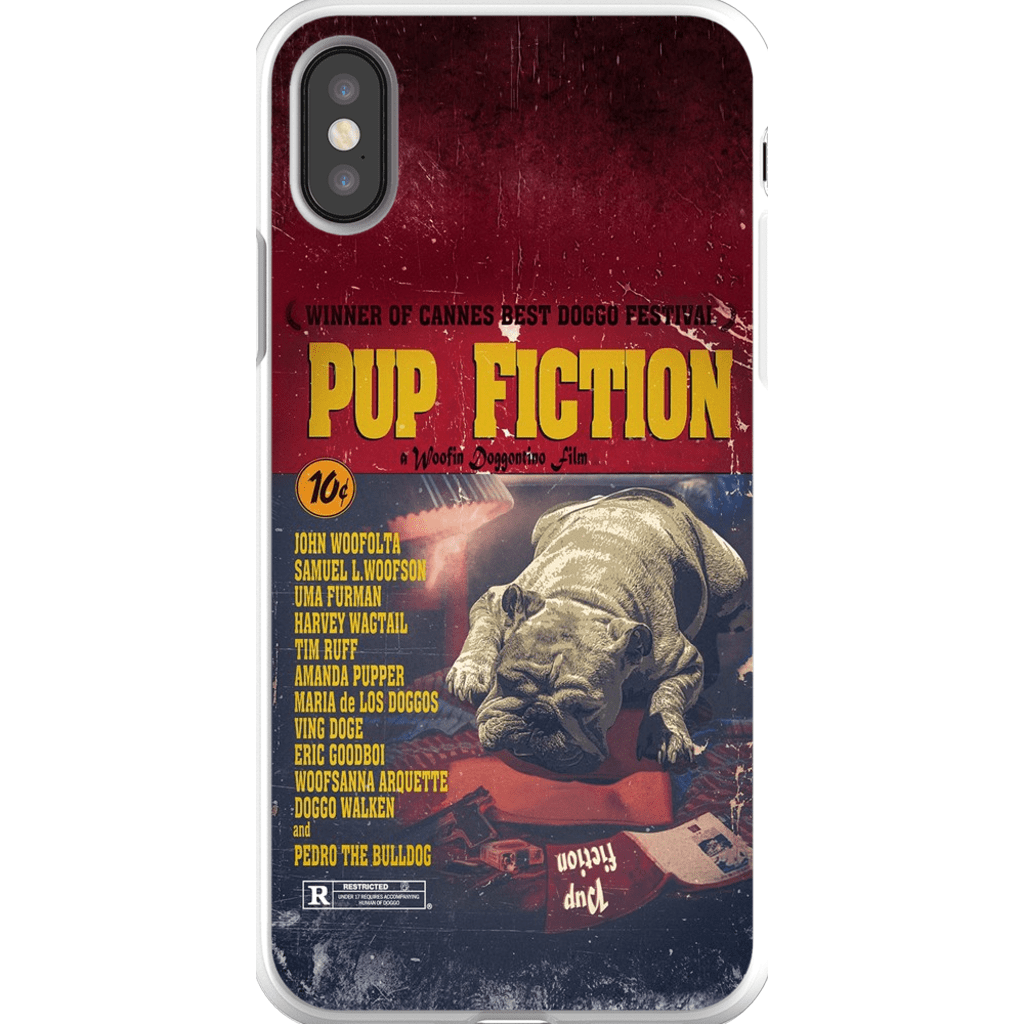 Funda para teléfono personalizada &#39;Pup Fiction&#39;