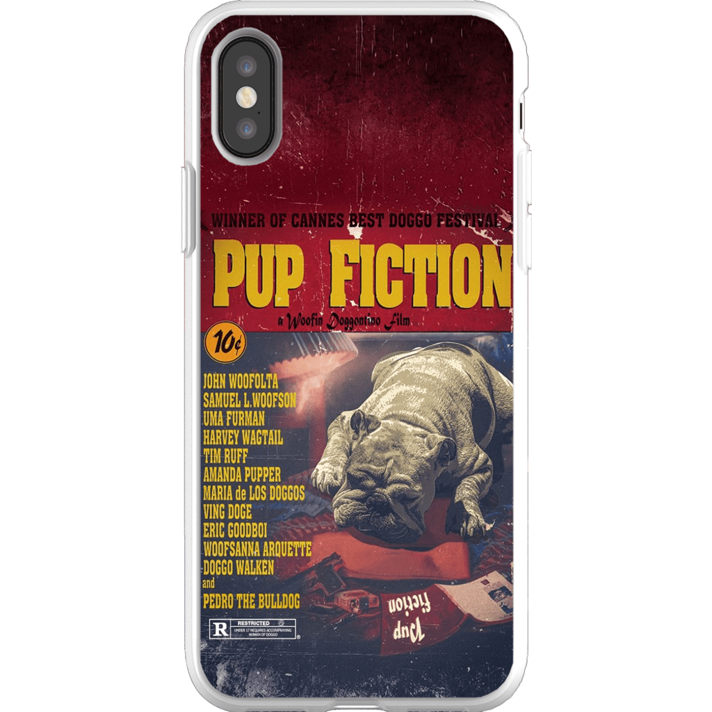 Funda para teléfono personalizada &#39;Pup Fiction&#39;