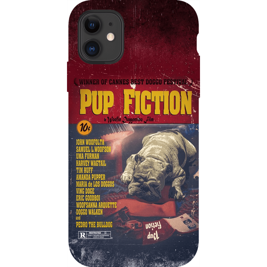 Funda para teléfono personalizada &#39;Pup Fiction&#39;