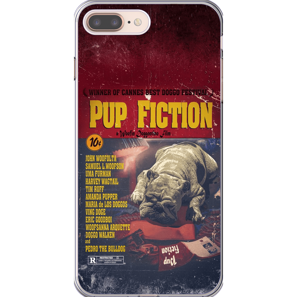 Funda para teléfono personalizada &#39;Pup Fiction&#39;