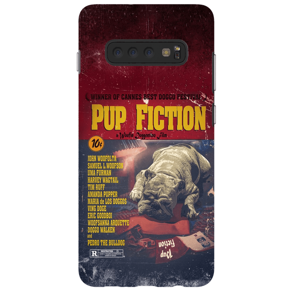 Funda para teléfono personalizada &#39;Pup Fiction&#39;