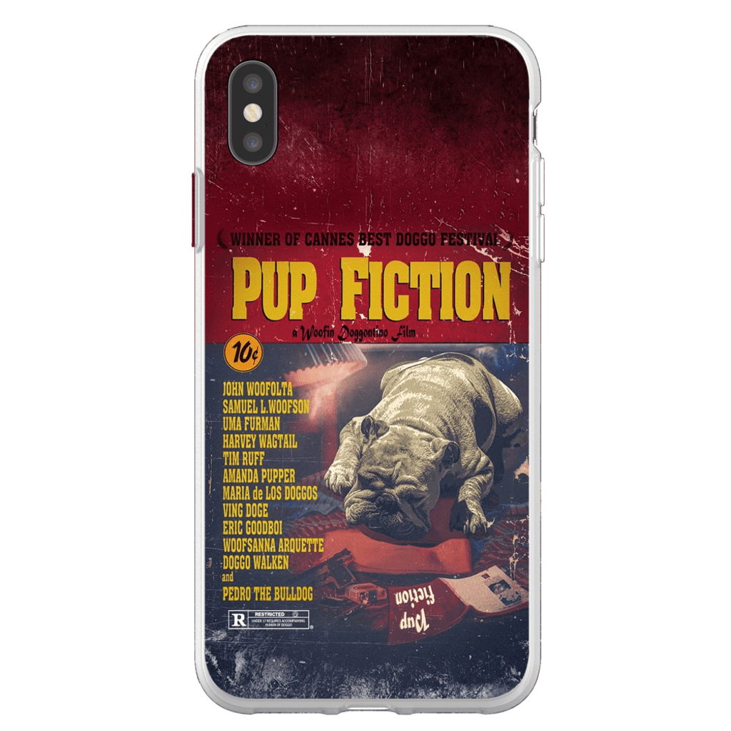 Funda para teléfono personalizada &#39;Pup Fiction&#39;