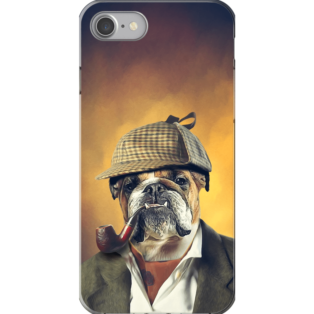 Funda para móvil personalizada &#39;Sherlock Doggo&#39;