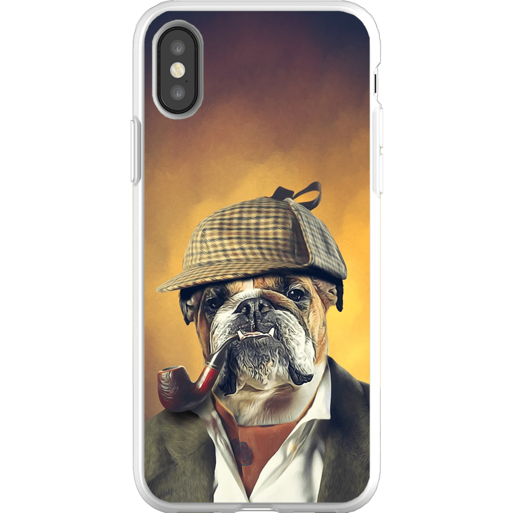 Funda para móvil personalizada &#39;Sherlock Doggo&#39;